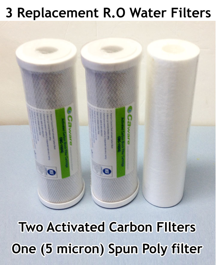 Reverse Osmosis Three Filter Replacement