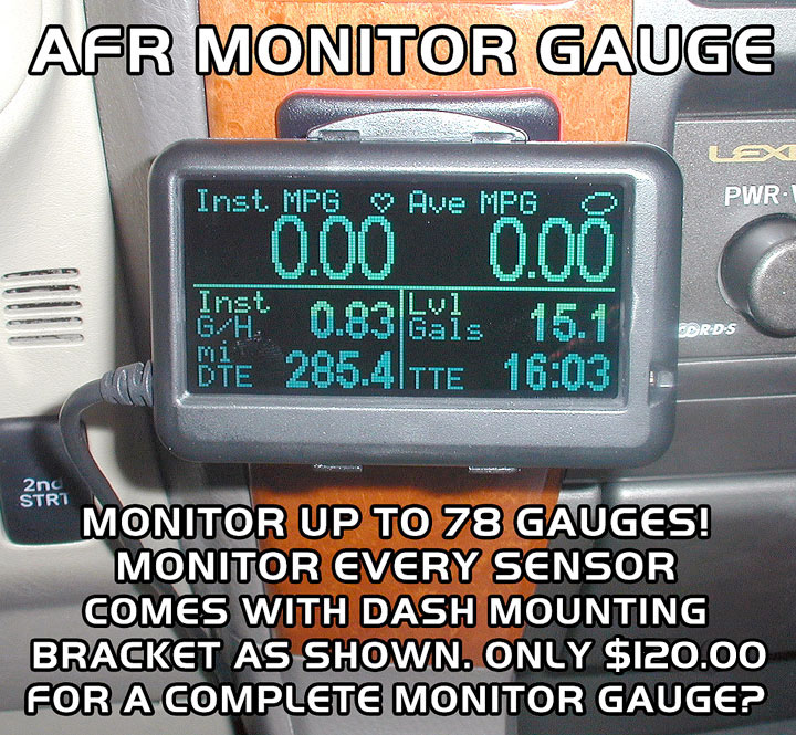 AFR MONITOR GAUGE