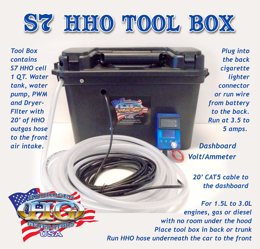 S7 HHO Tool Box Cell Kit