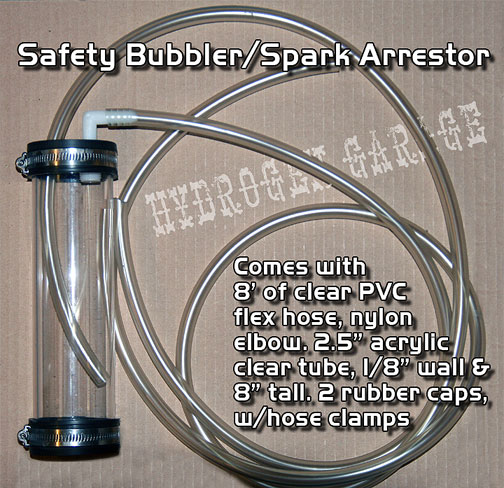 Safety Bubbler & Spark Arrestor